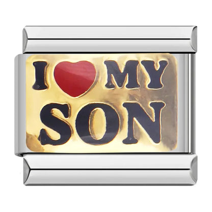 I Love My Son - Silver Charm - Charmris