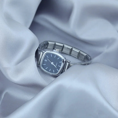 Black Elegance Square Watches - Charmris