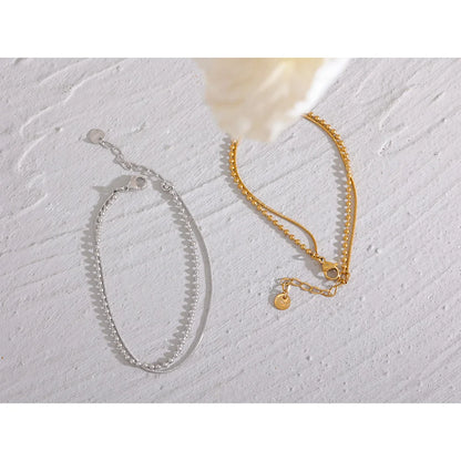 Coastal Double Layer Chain Bracelet