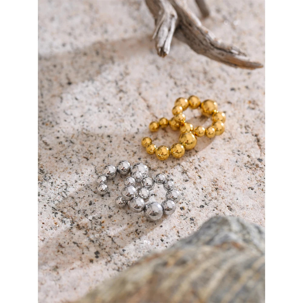 Bubble Beaded Ear Cuff