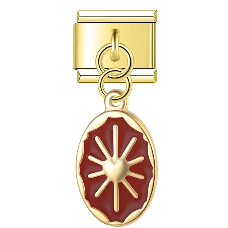 Heart of Hestia - Gold Pendant Charm - Charmris