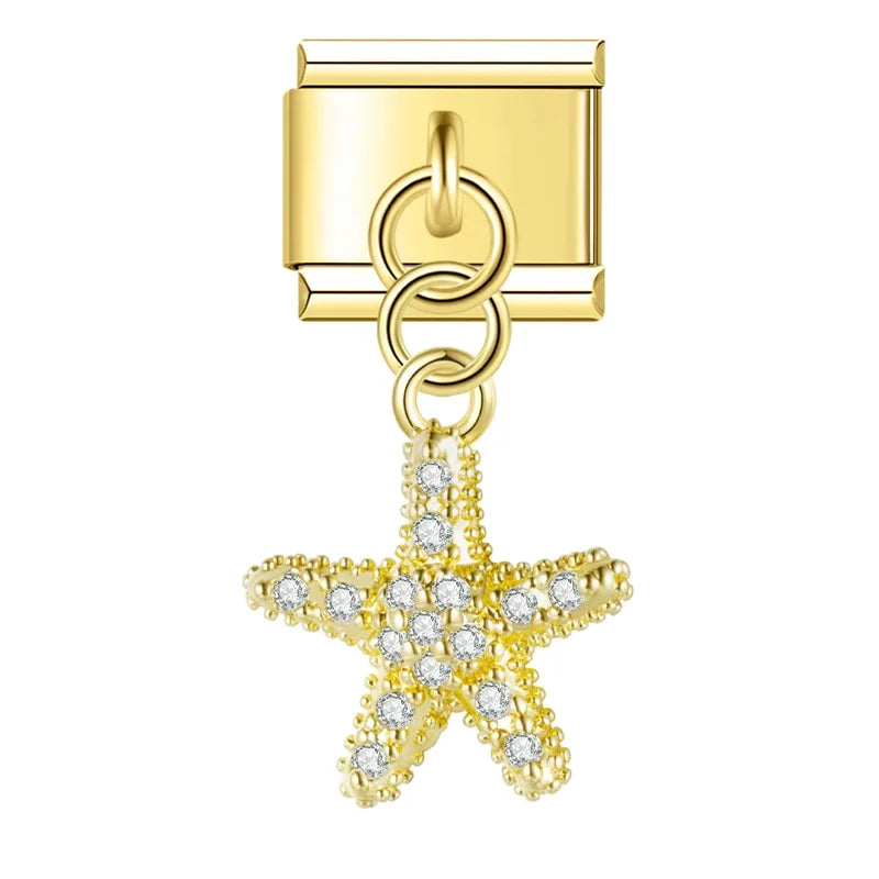 Sparkling Starfish with CZ