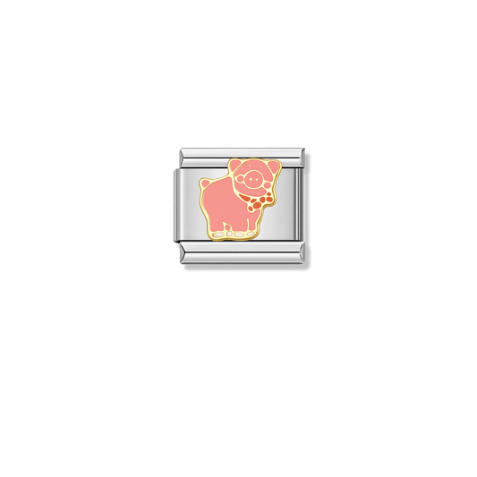 Scarlet Snout – silver Italian charm by Italycharm
