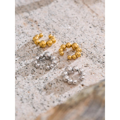 Bubble Beaded Ear Cuff
