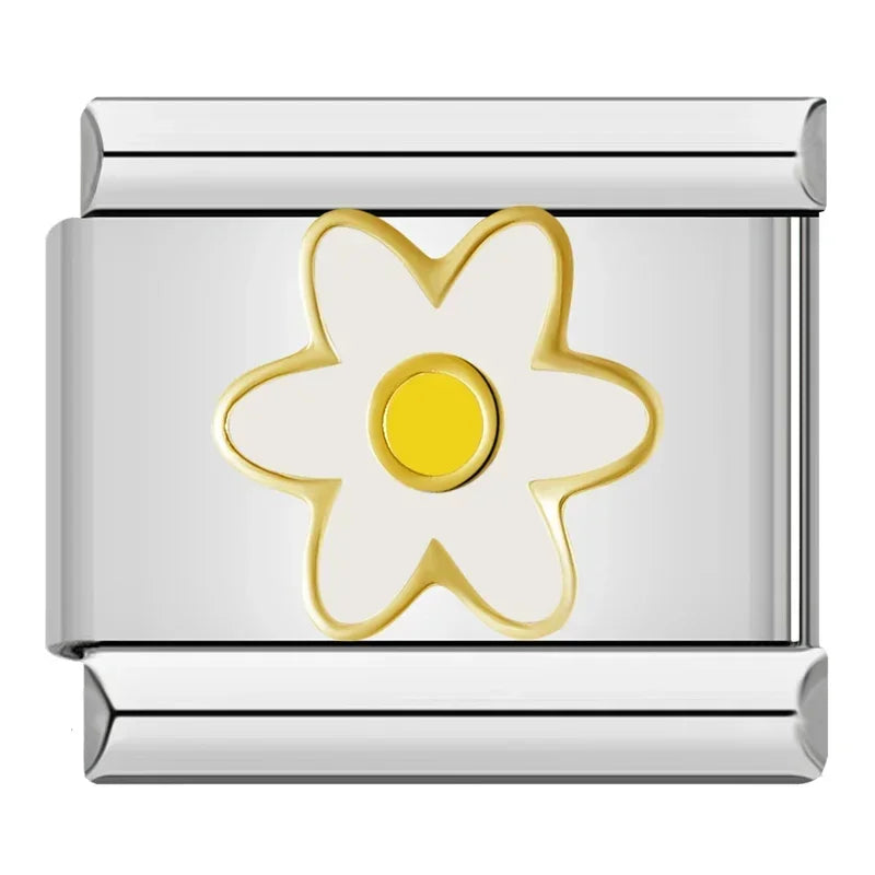 White Flower - Silver Charm - Charmris