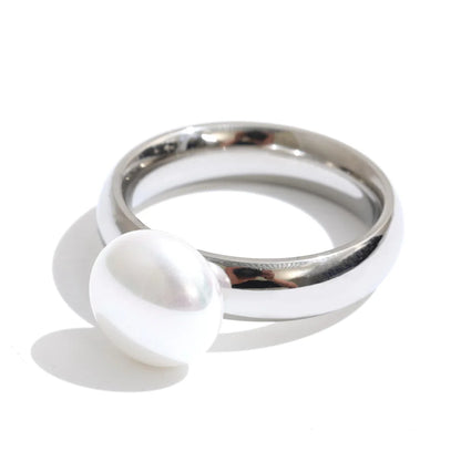 Lustre Pearl Dome Ring