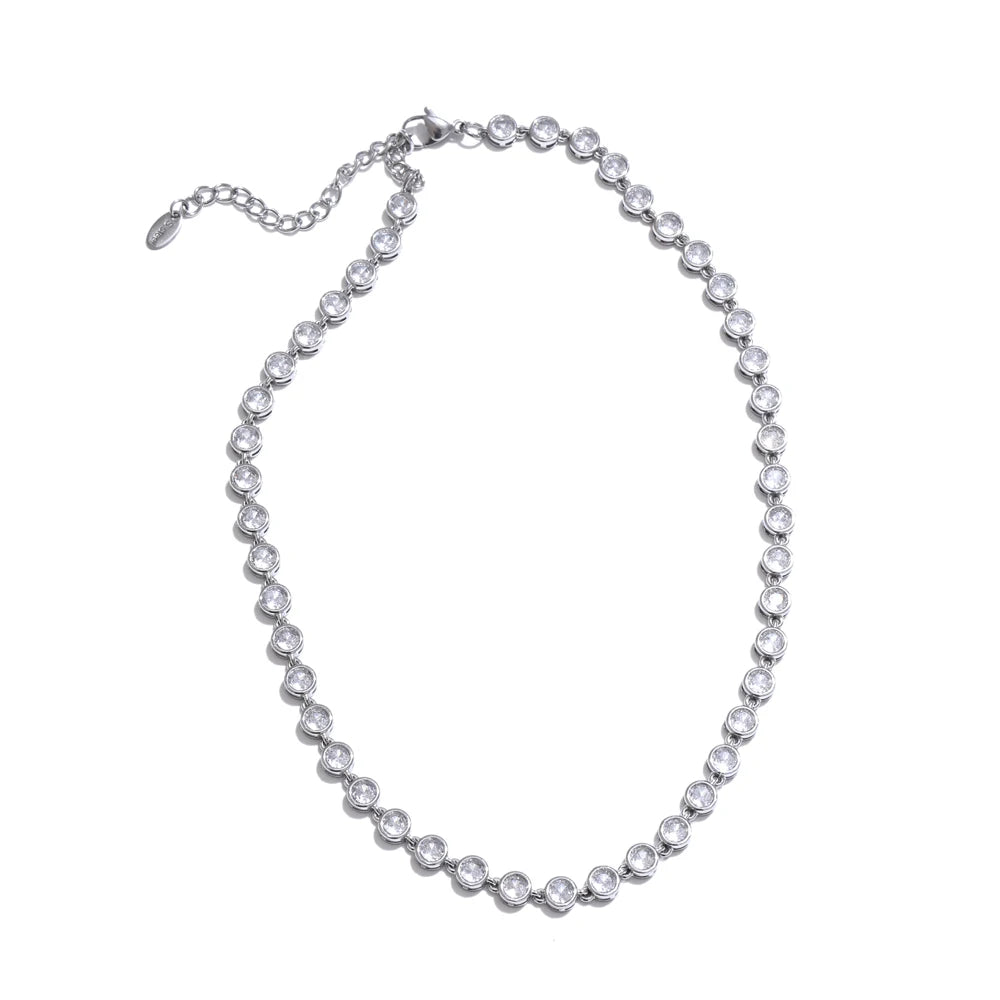 Rainbow Tennis Necklace
