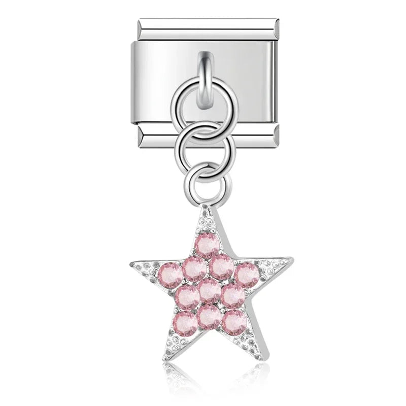 Star with Pink Stones