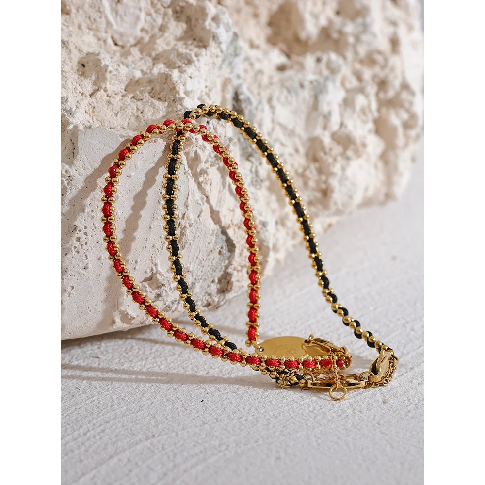 Lucky Red Cord Chain Bracelet