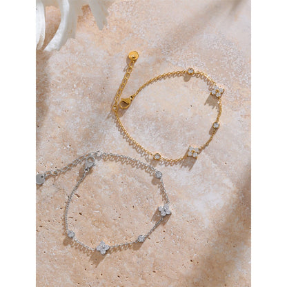 Wildflower Pavé Station Bracelet