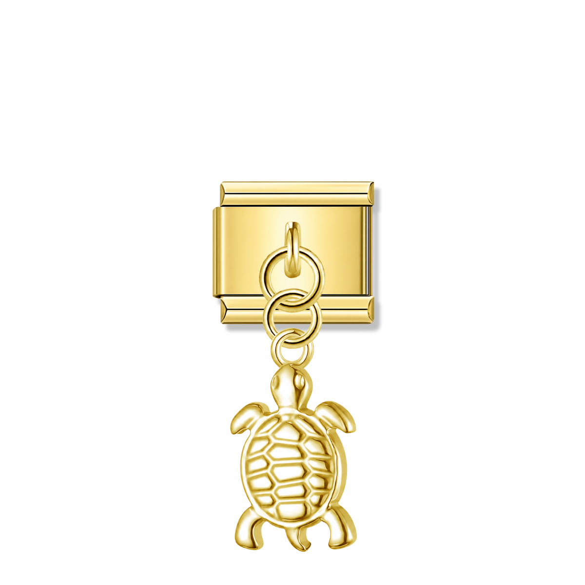 Sea Turtle – Gold Italian Pendant Charm – Italian charm by Italycharm