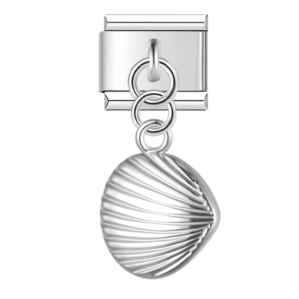 Seashell – Silver Italian Pendant Charm