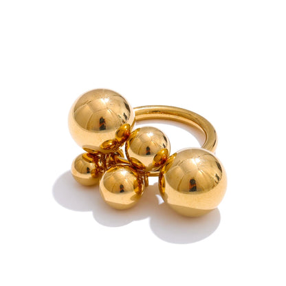 Bubble Ball Cluster Ring