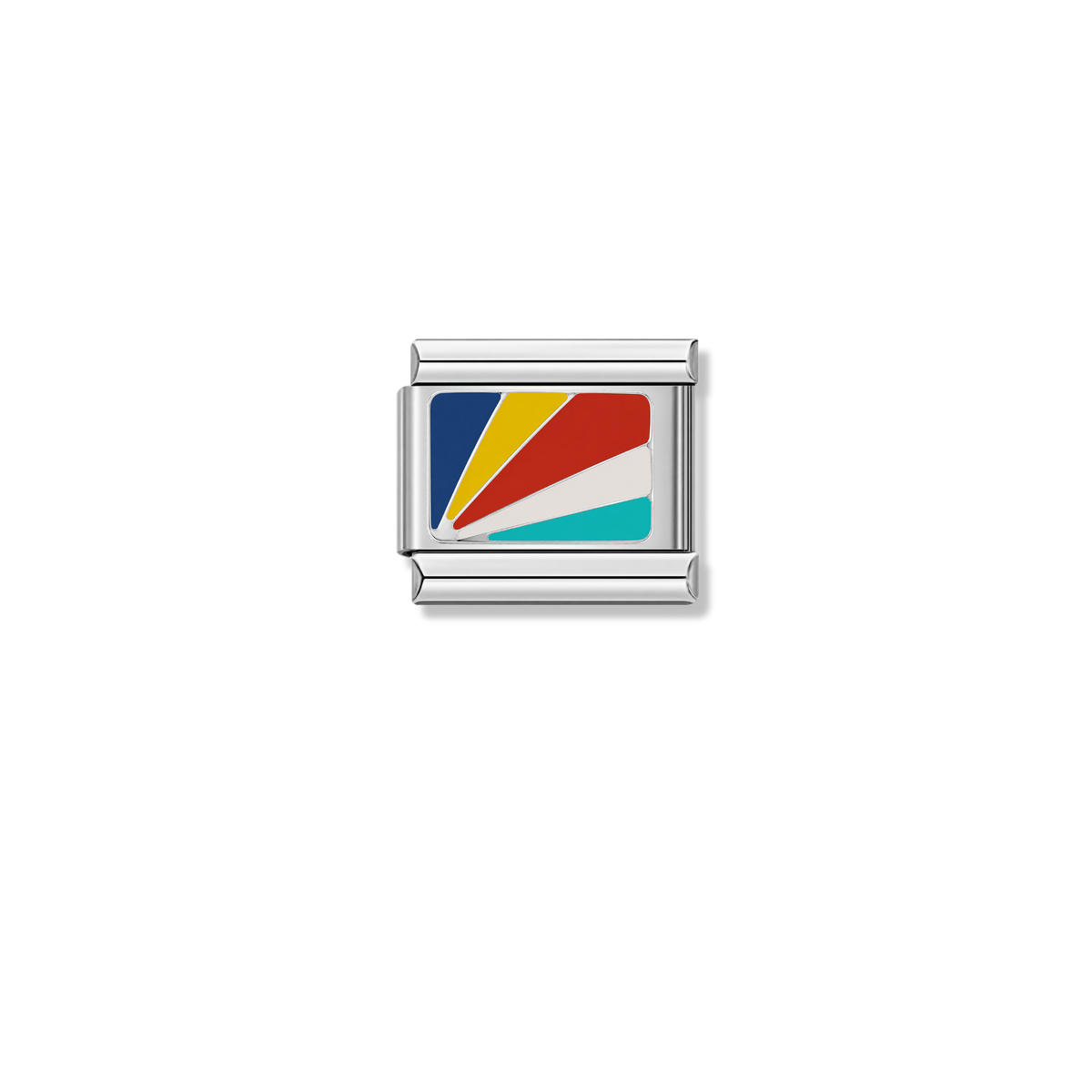 Seychelles Flag – silver Italian charm by Italycharm