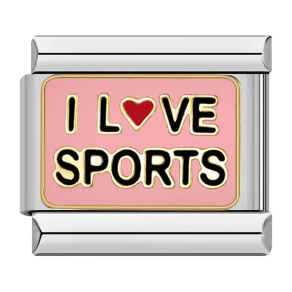 I Love Sports - Silver Charm - Charmris