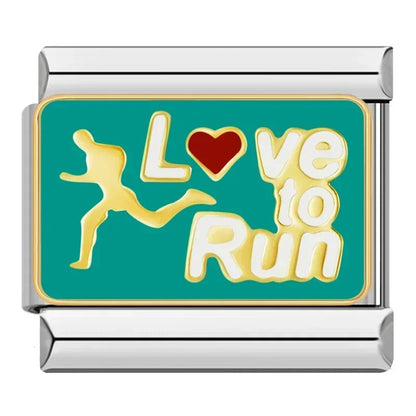 I Love to Run - Silver Charm - Charmris