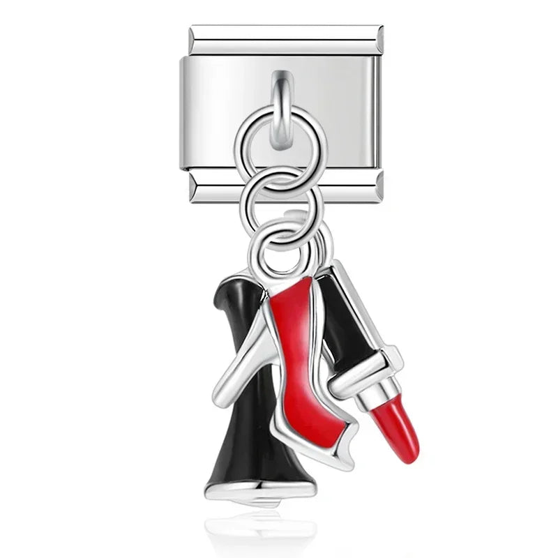 Diva Chic - Silver Pendant Charm - Charmris