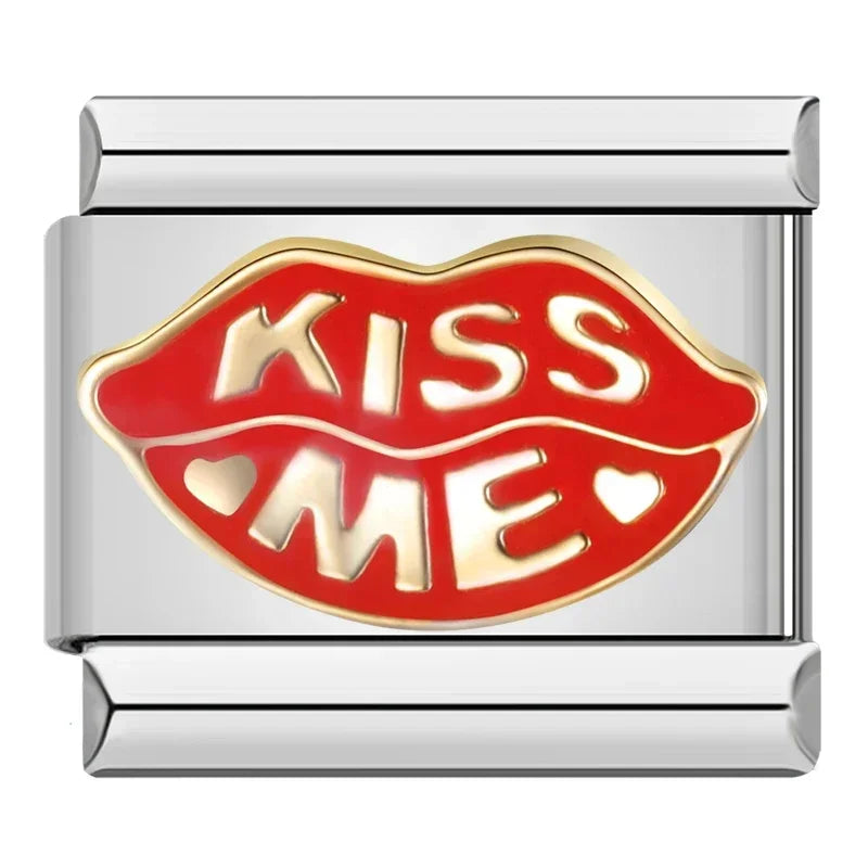 KISS ME - Silver Charm - Charmris