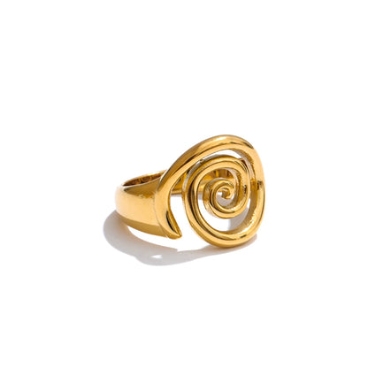 Seashell Spiral Ring