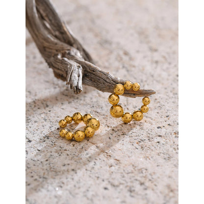 Bubble Beaded Ear Cuff