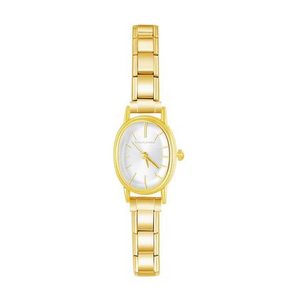 Silva Grace – Ivory Dial Gold Women's Watch | Italycharm – Italian charm watch by Italycharm