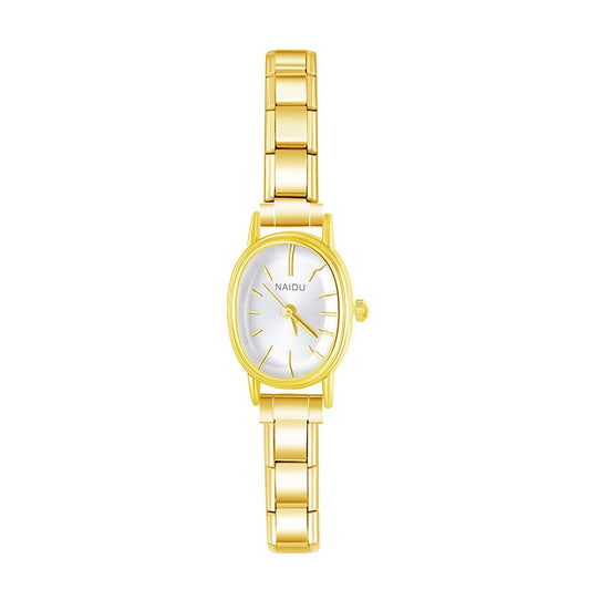 Silva Grace – Ivory Dial Gold Women's Watch | Italycharm