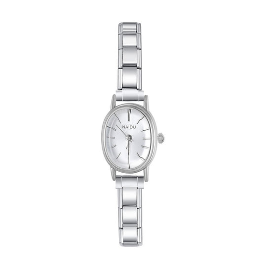 Silva Grace – Ivory Dial Silver Women's Watch | Italycharm