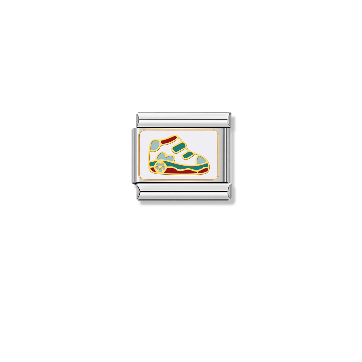 Sneaker – silver Italian charm by Italycharm