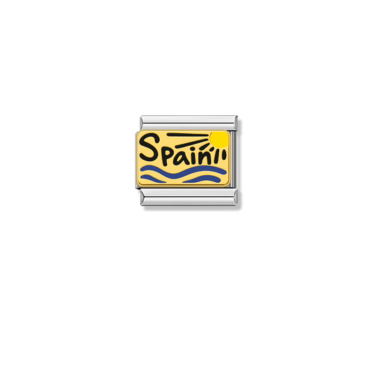 Spain – silver Italian charm by Italycharm