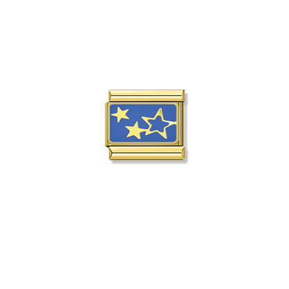 Stellar Classic – gold Italian charm by Italycharm