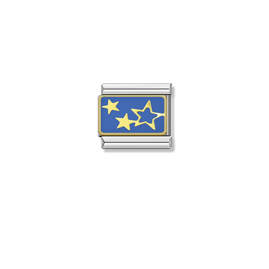 Stellar Classic – silver Italian charm by Italycharm