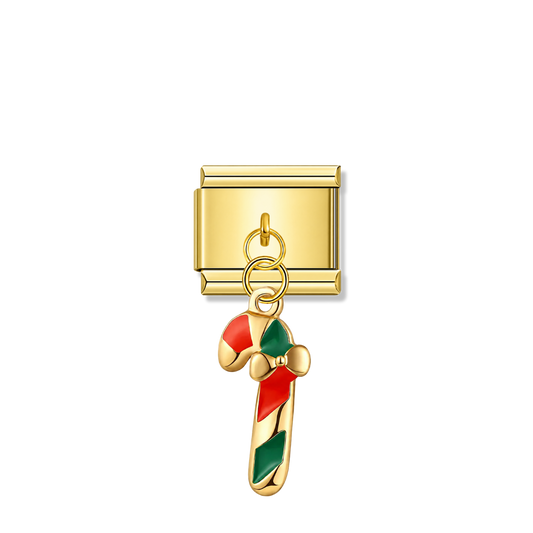 Sugar Twist – gold Italian pendant charm by Italycharm