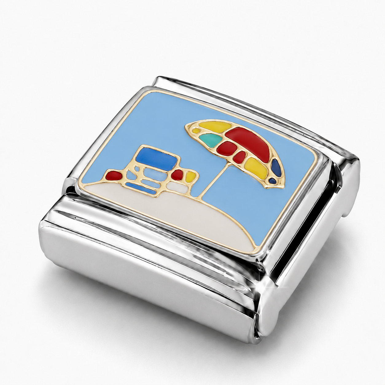 Summer Beach - Silver Charm - Charmris