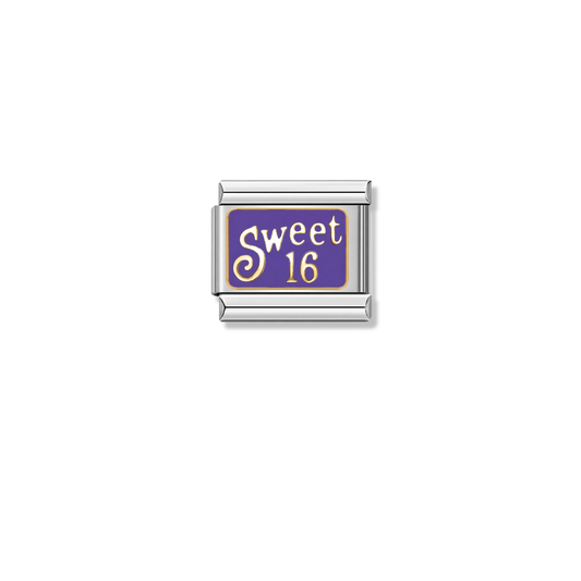 Sweet 16 – silver Italian charm by Italycharm