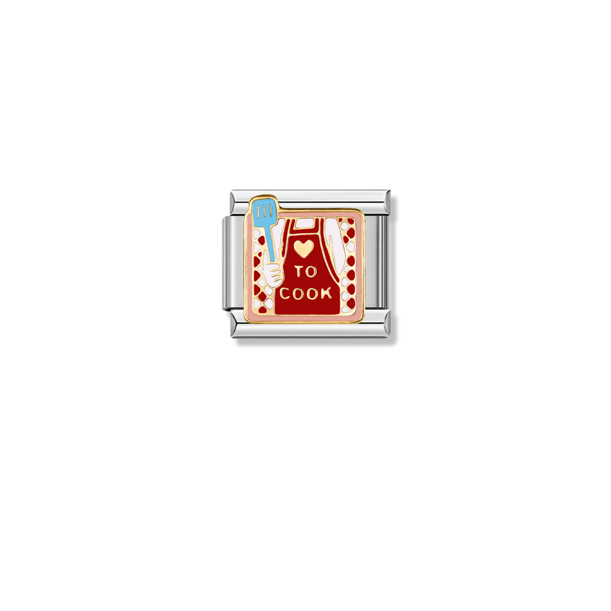 To Cook – silver Italian charm by Italycharm