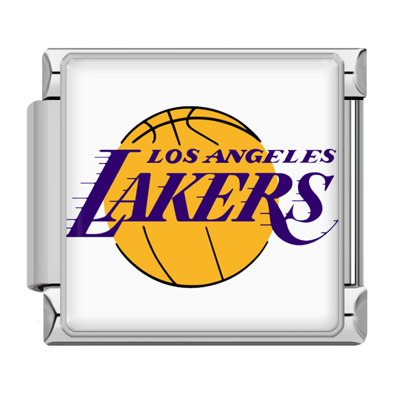 Los Angeles Lakers Logo - Silver Charm - Charmris