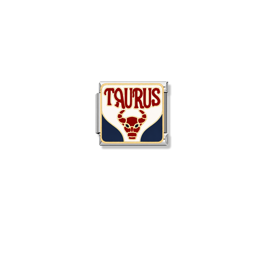 Taurus – silver Italian charm by Italycharm