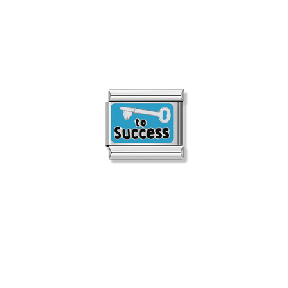 The Key to Success – silver Italian charm by Italycharm