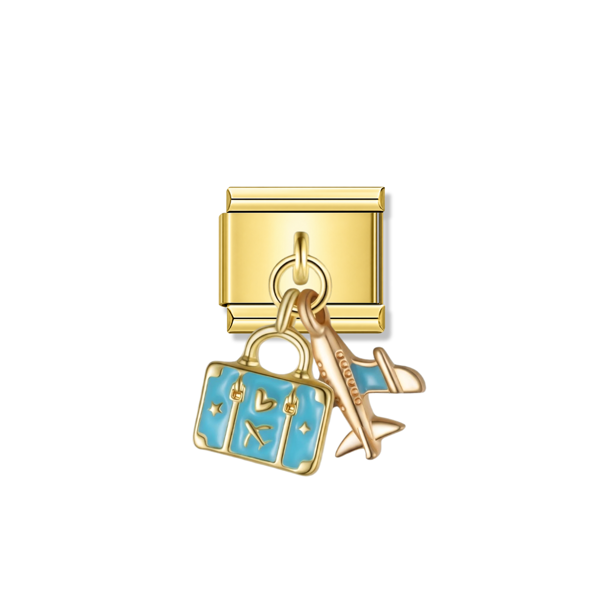 Travel Set – Gold Italian Pendant Charm