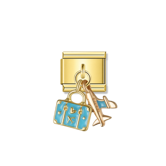 Travel Set – Gold Italian Pendant Charm