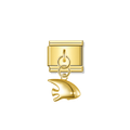 Tropical Fish – Gold Italian Pendant Charm