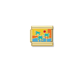 Tropical Twilight - Gold Charm