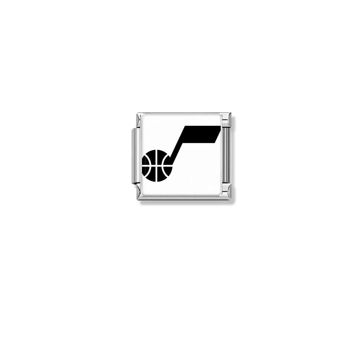 Utah Jazz Logo – silver Italian charm by Italycharm