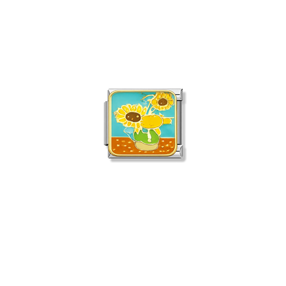 Van Gogh’s Blossom – silver Italian charm by Italycharm