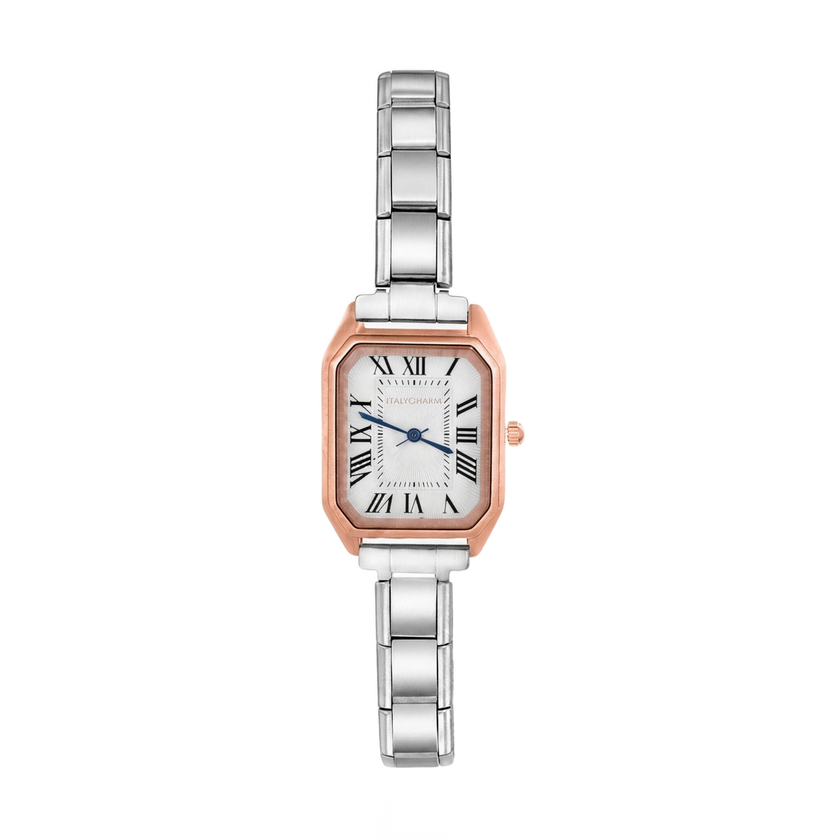 Vincenza Roma – Silver & Rose Women's Watch | Italycharm – Italian charm watch by Italycharm