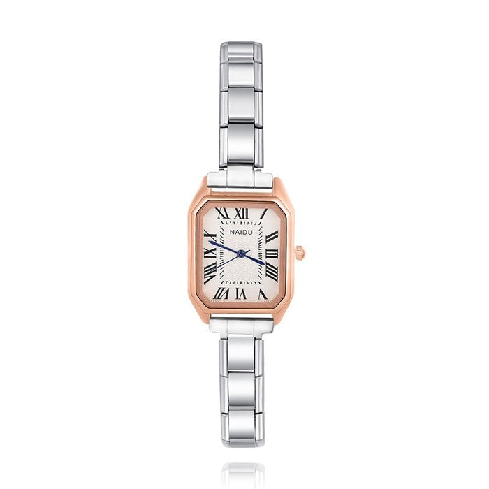 Vincenza Roma – Silver & Rose Women's Watch | Italycharm