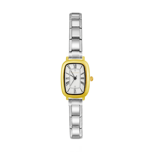 Virelle Roma – Ivory Dial Two-Tone Women's Watch | Italycharm – Italian charm watch by Italycharm