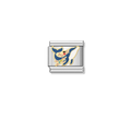 Whale Rider – Silver Italian Charm
