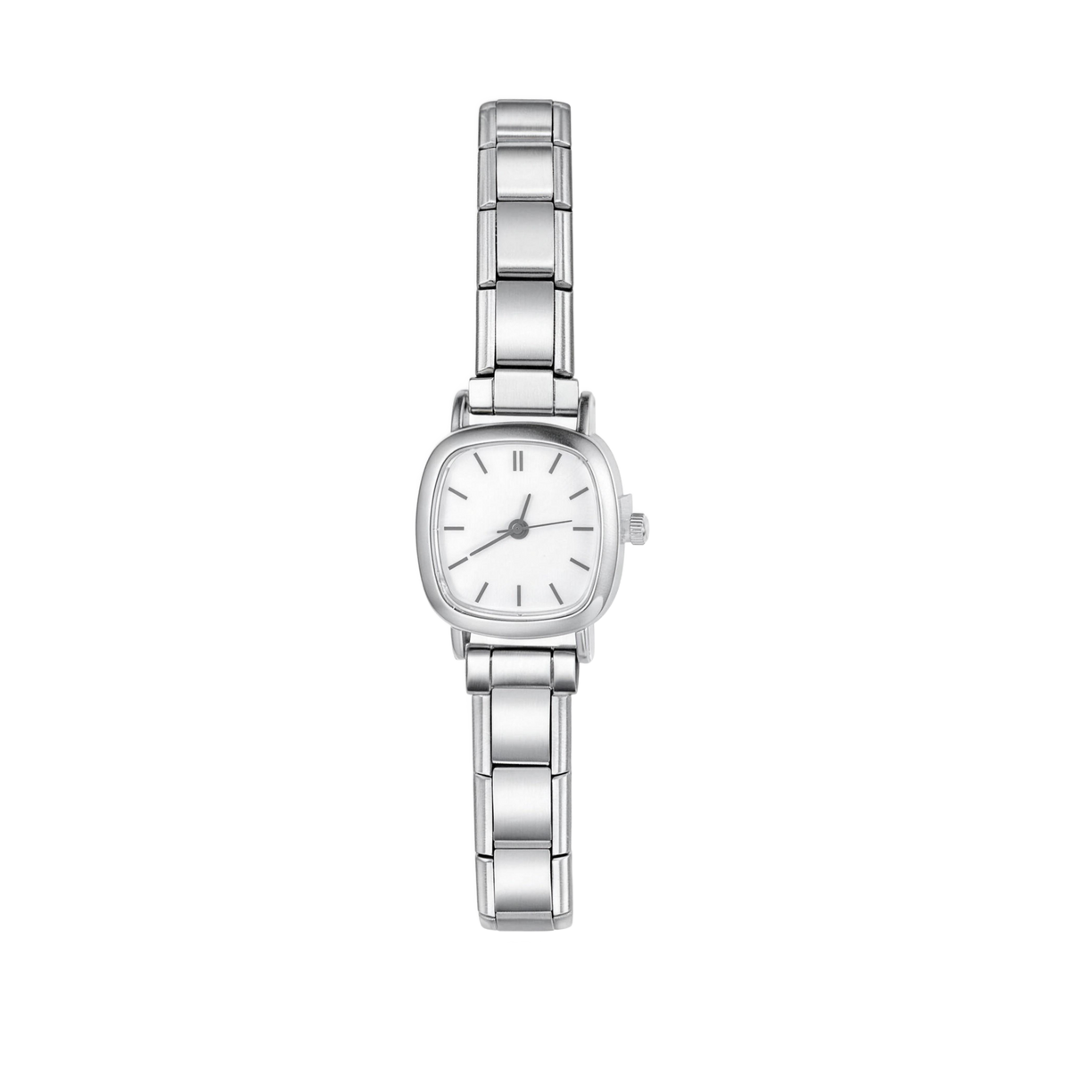 White Elegance Square Watches – Italian charm watch by Italycharm
