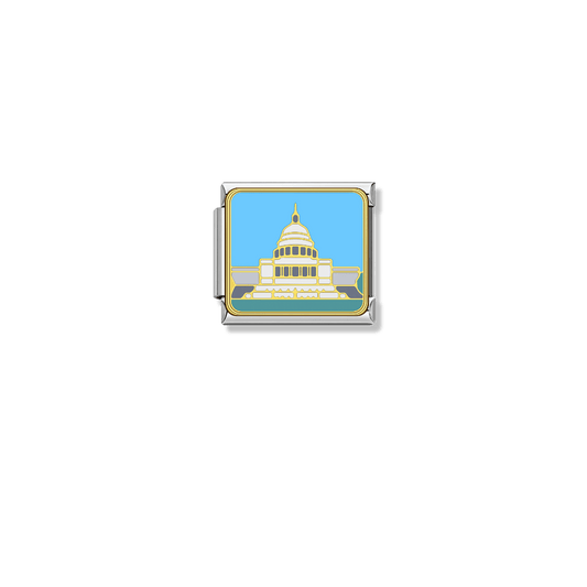White House Legacy – silver Italian charm by Italycharm
